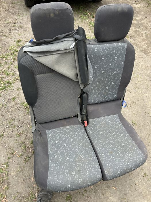 Peugeot Partner Citroen berlingo IV Fotel kanapa pasazer 2 osobowa pas