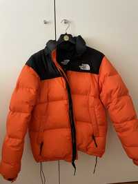 The north face puffer orange 700