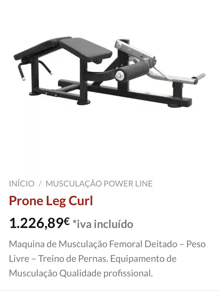 Leg Curl deitado