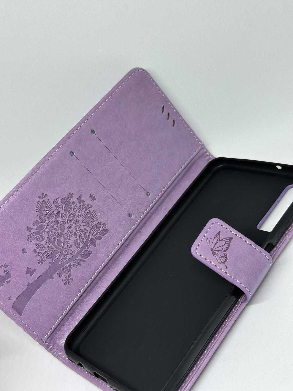 Samsung A750/A72018 Zamykane Etui Case Obudowa Fioletowa kod 1154