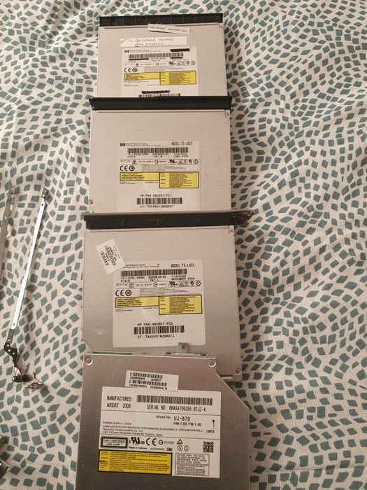 Várias peças para portátil hp 8440p, hp dV5 1170ep, Toshiba e hp mini