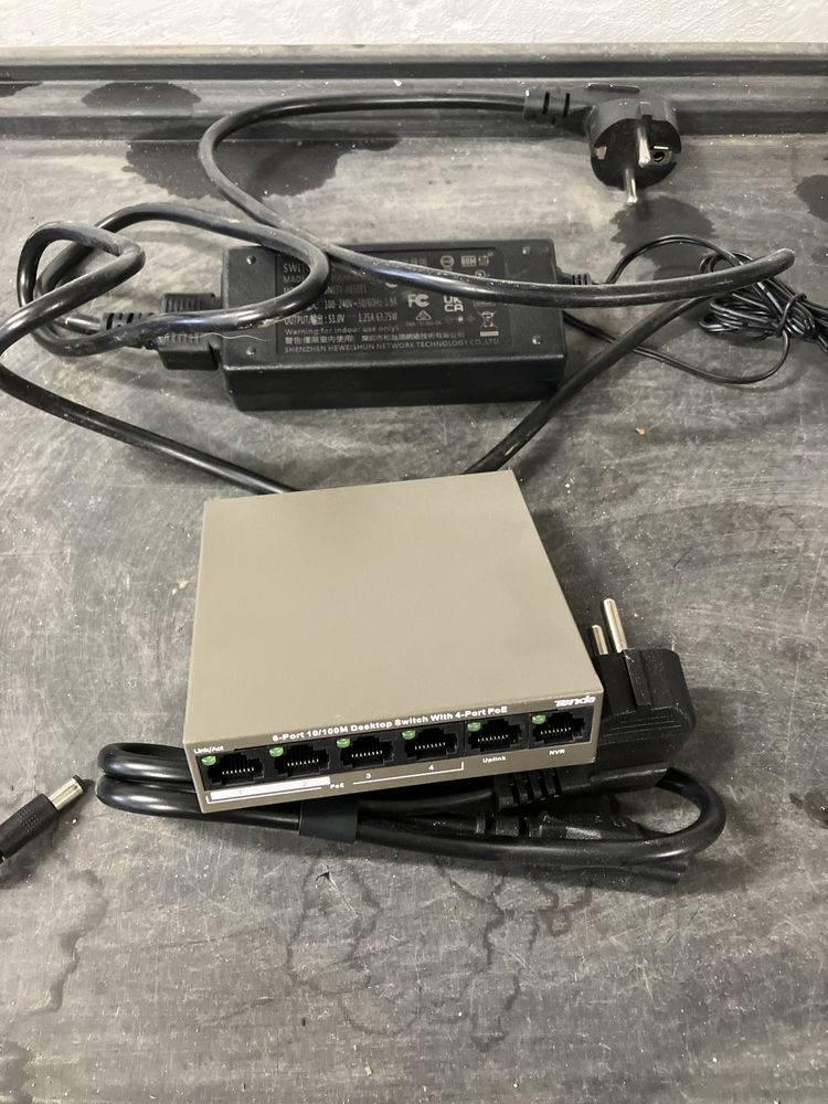 Switch Temda 4 porty poe
