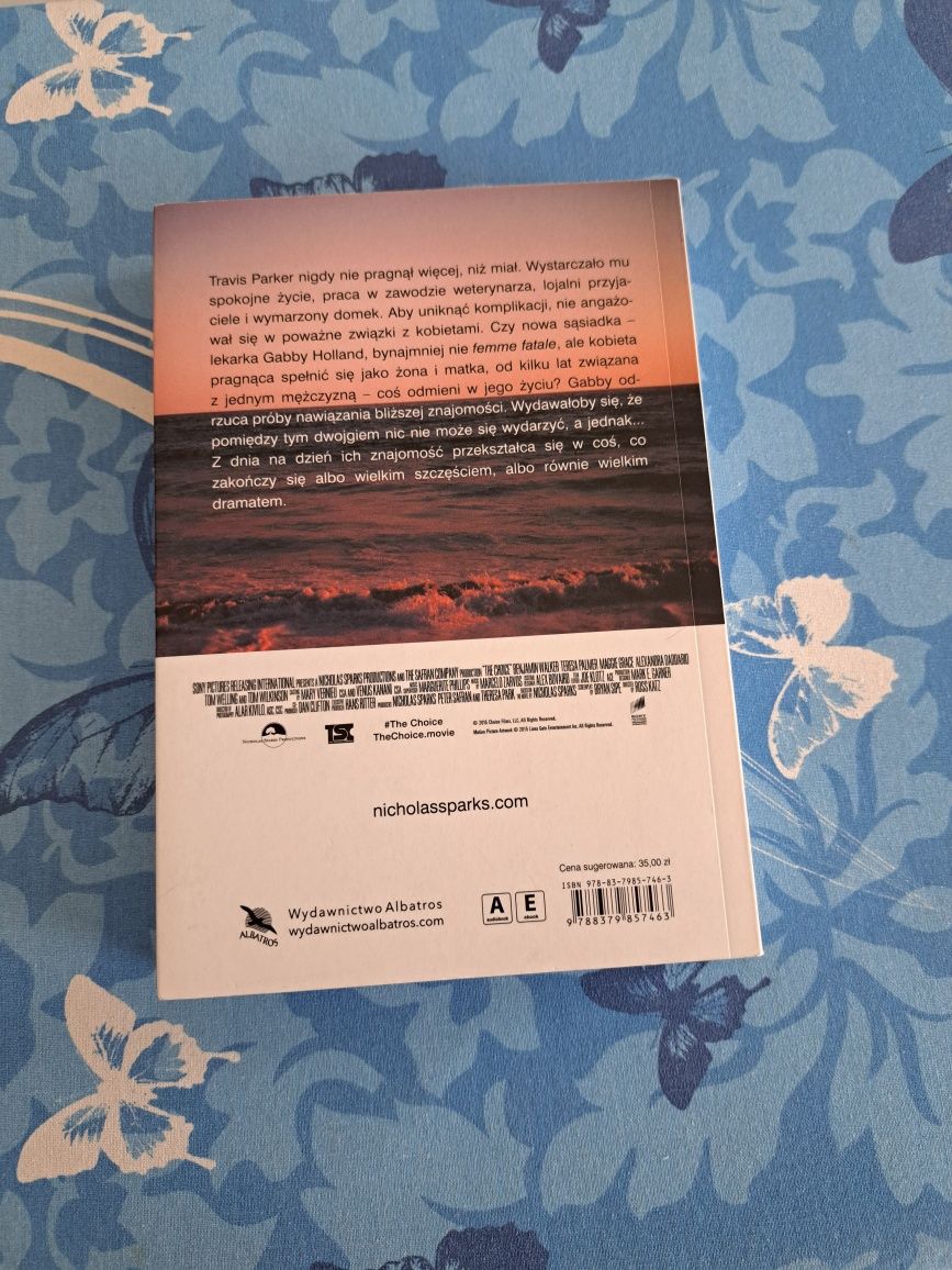 Na sprzedaż: Nicholas Sparks – Wybór