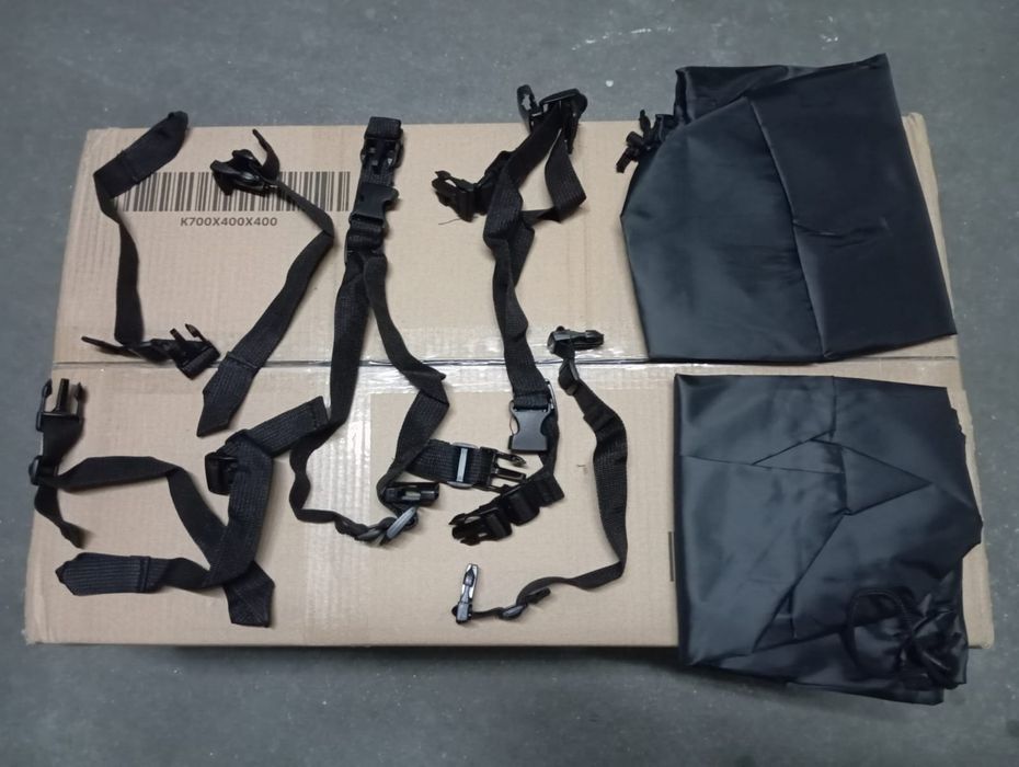 Alforges / Malas Laterais Semi Rígidos Extensíveis (NOVOS )