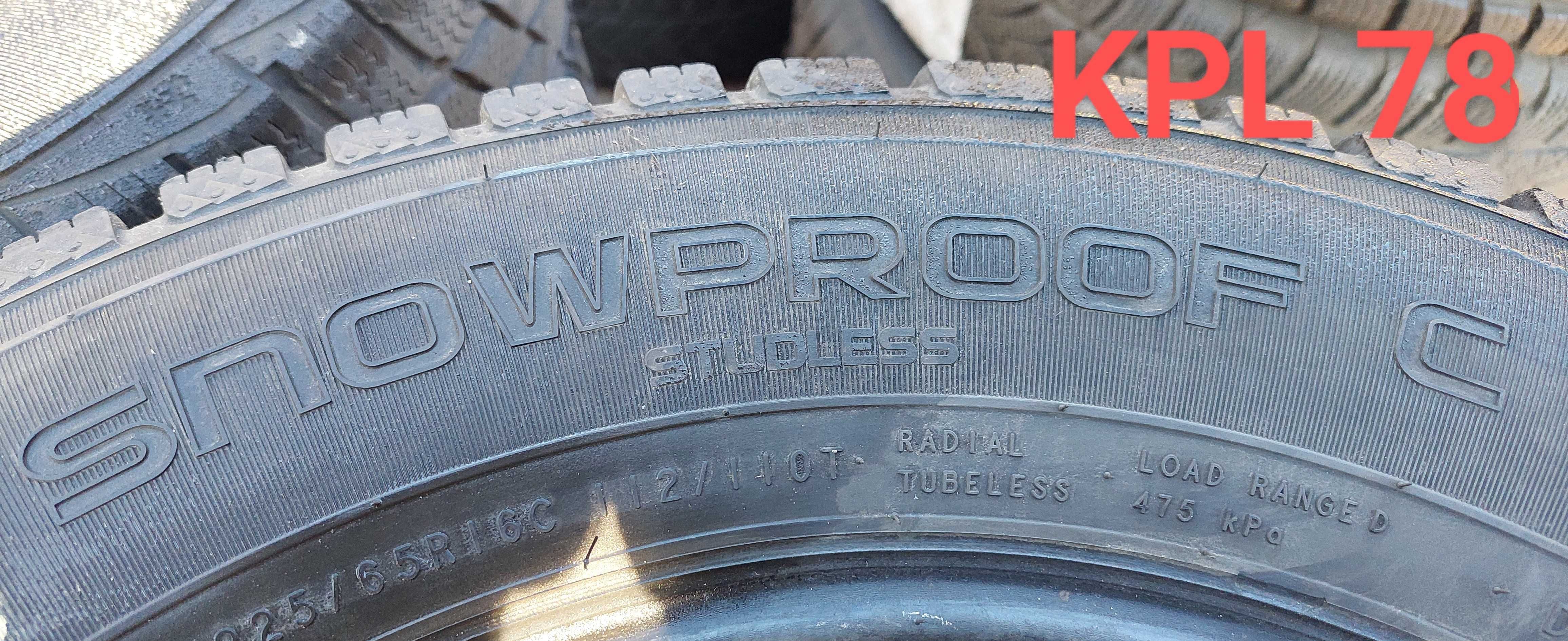Opony zimowe 4szt. Nokian Tyres Snowproof 225/65/16 C kpl 78