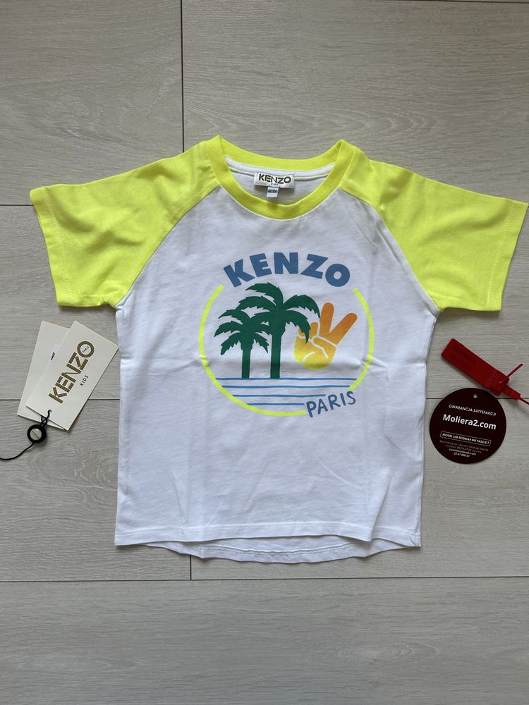 Kenzo Kids 4 lata r. 104 koszulka t-shirt chłopięcy z Moliera 2