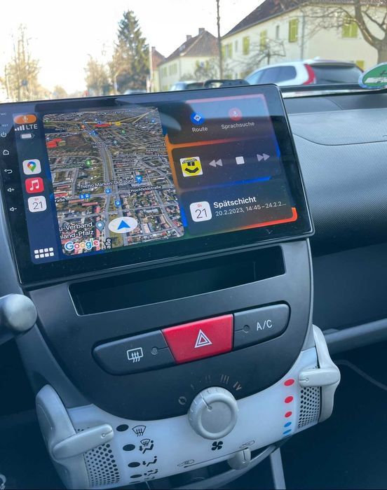 Radio 2din Android 12 Peugeot 107 Aygo C1 PROM