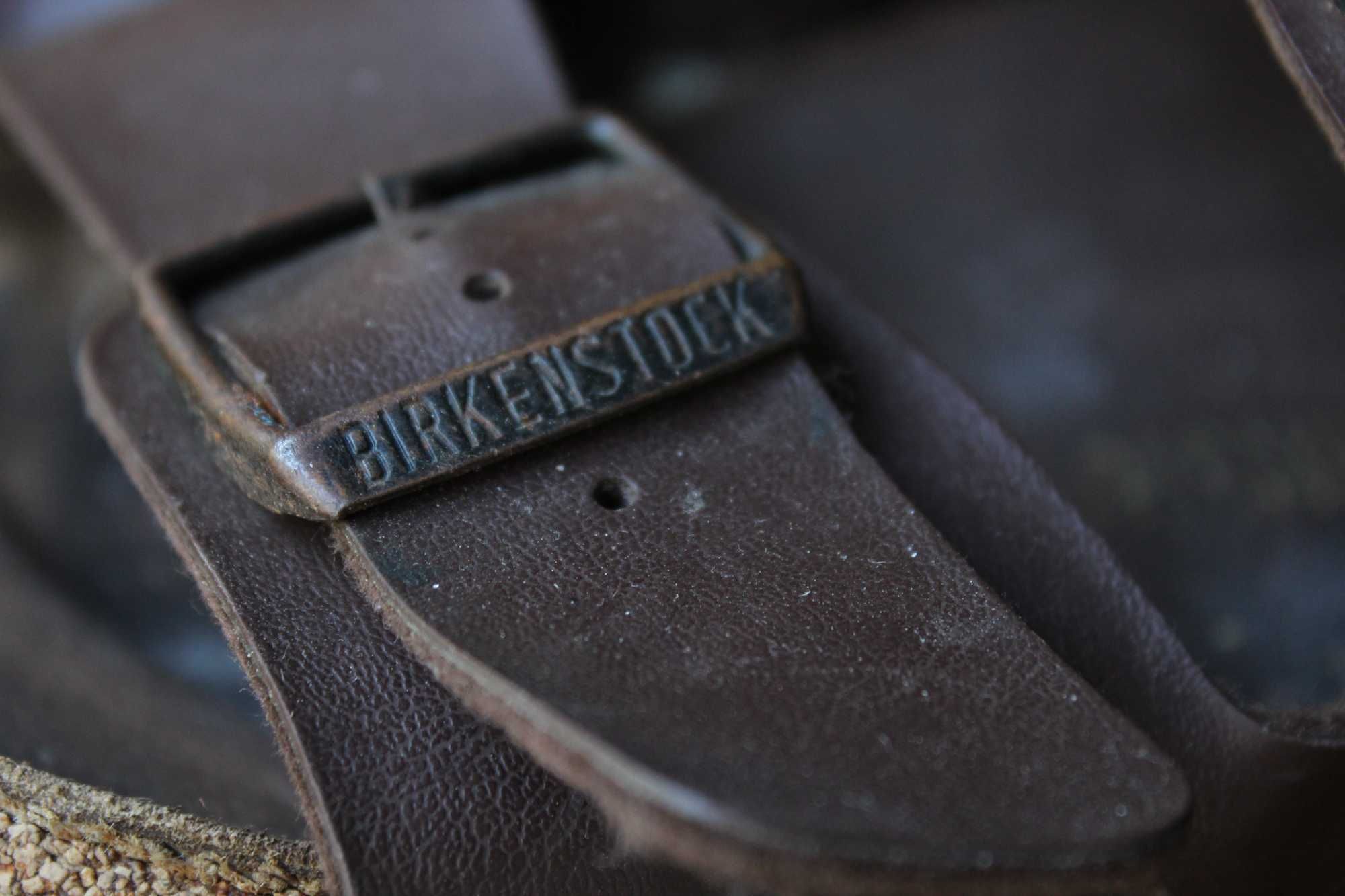 Birkenstock шкіряні сланци сандалі тапочки  розмір 42 43