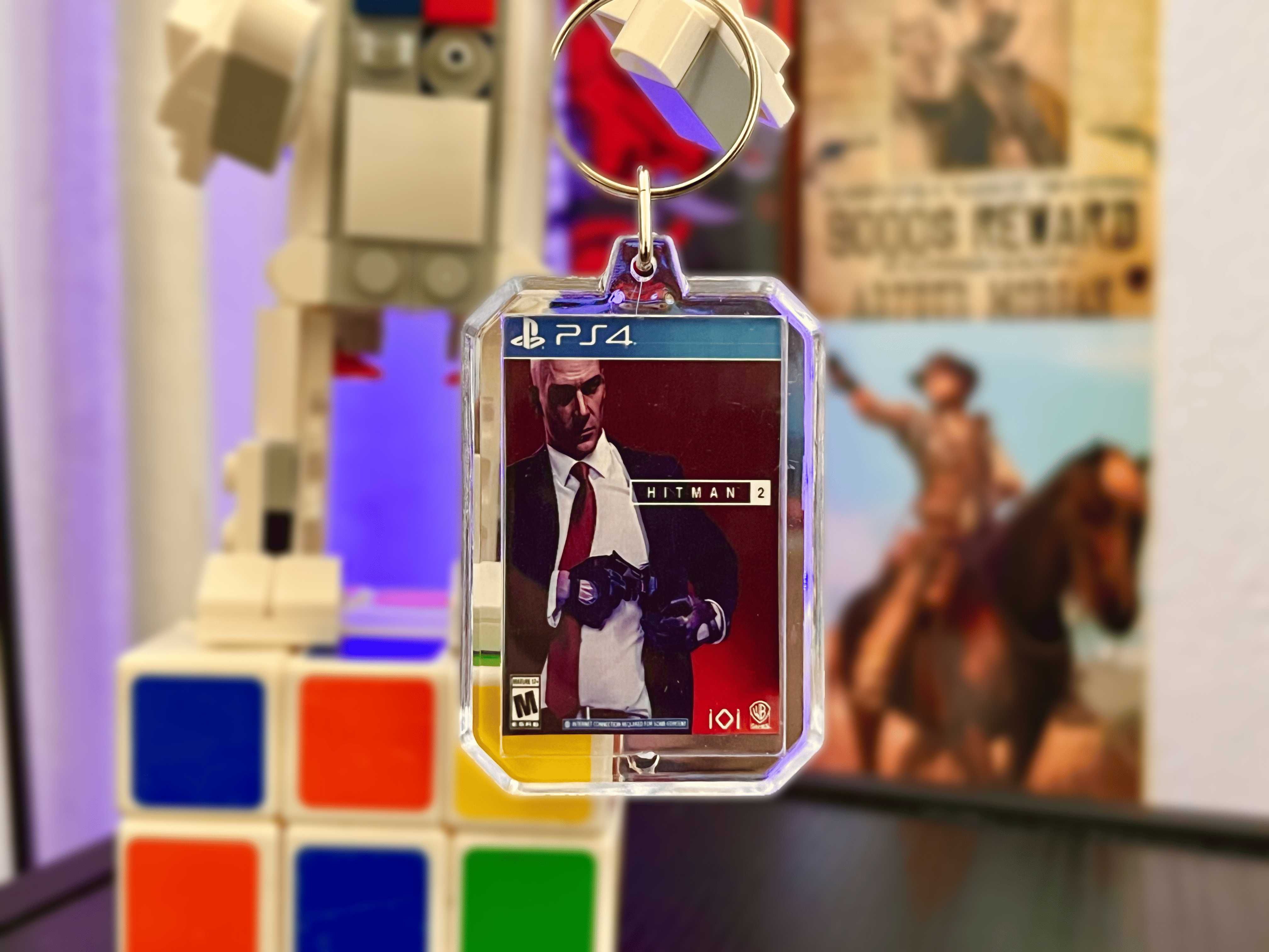 Hitman 2 PS4 – brelok z okładką gry / CD Cover Box