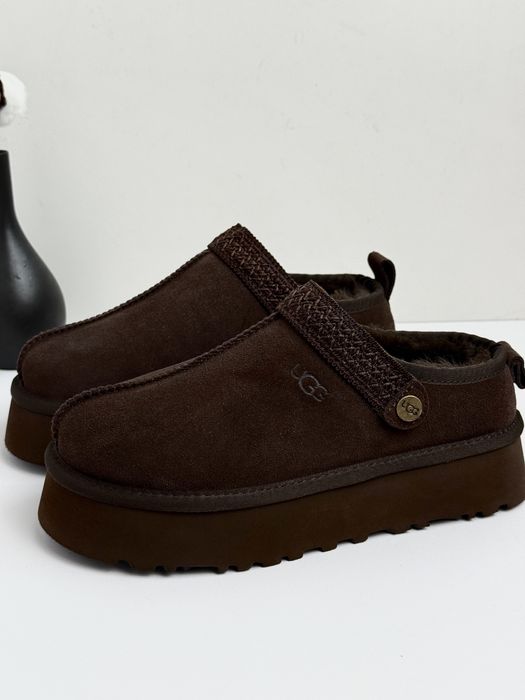 Уггі аг UGG tasman platform espresso угі зимові на хутрі таз