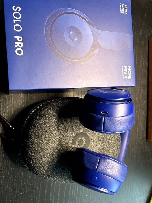 Słuchawki bezprzewodowe BEATS Solo Pro ANC - Dark Blue | BDB