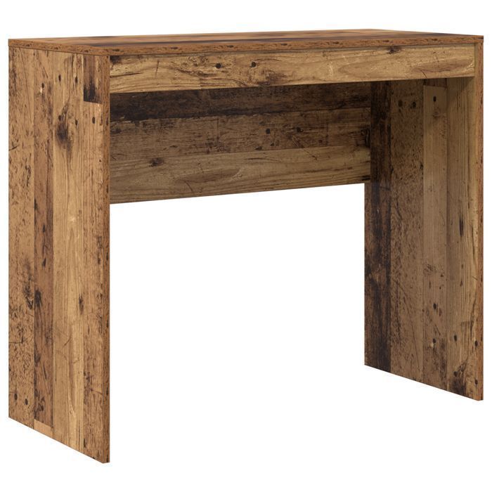 Vidaxl Biurko Do Pisania Postarzane Drewno Materiał Drewnopochodny
