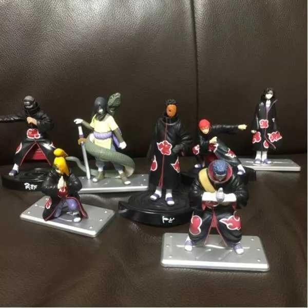 Bandai Naruto Shippuden Lote Akatsuki 7 peças Novo/Usado