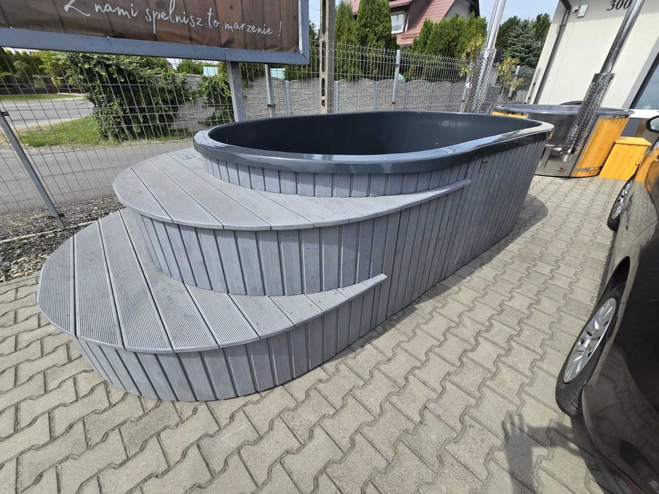 Balia ogrodowa, jacuzzi ogrodowe, ruska bania, gorąca beczka, jacuzzi