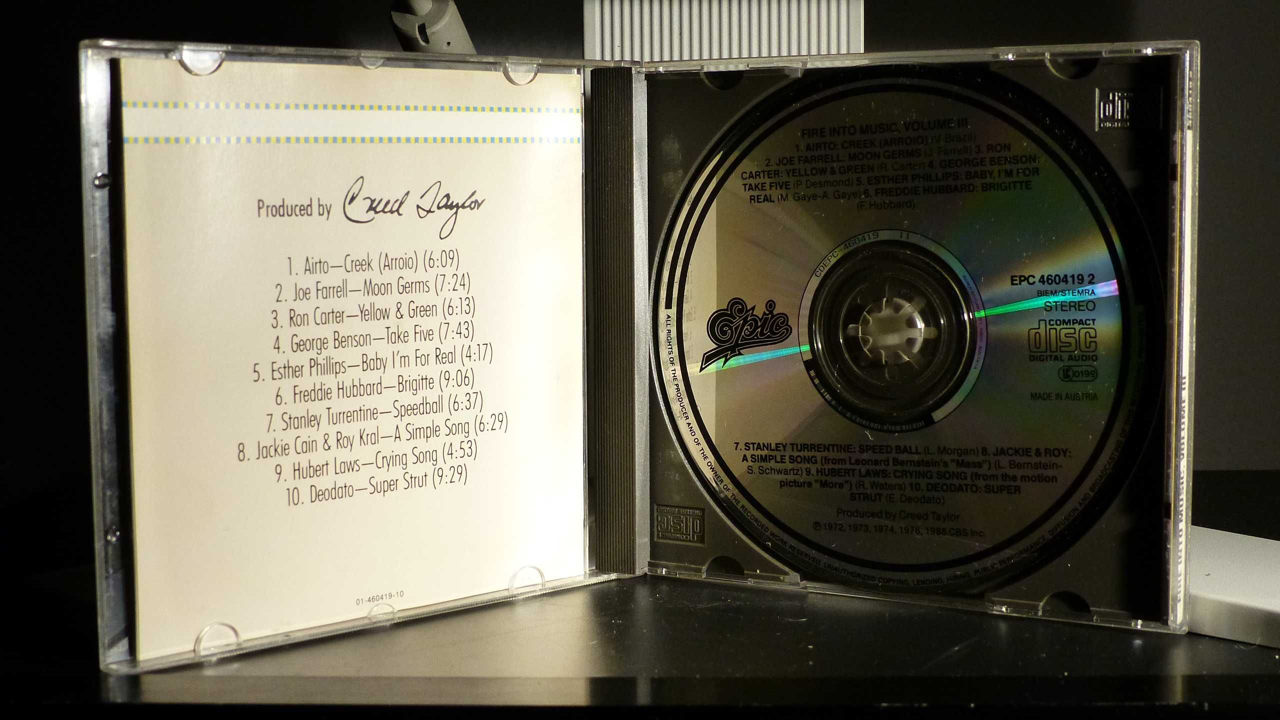 Fire Into Music Volume 3 CD jazz 1988