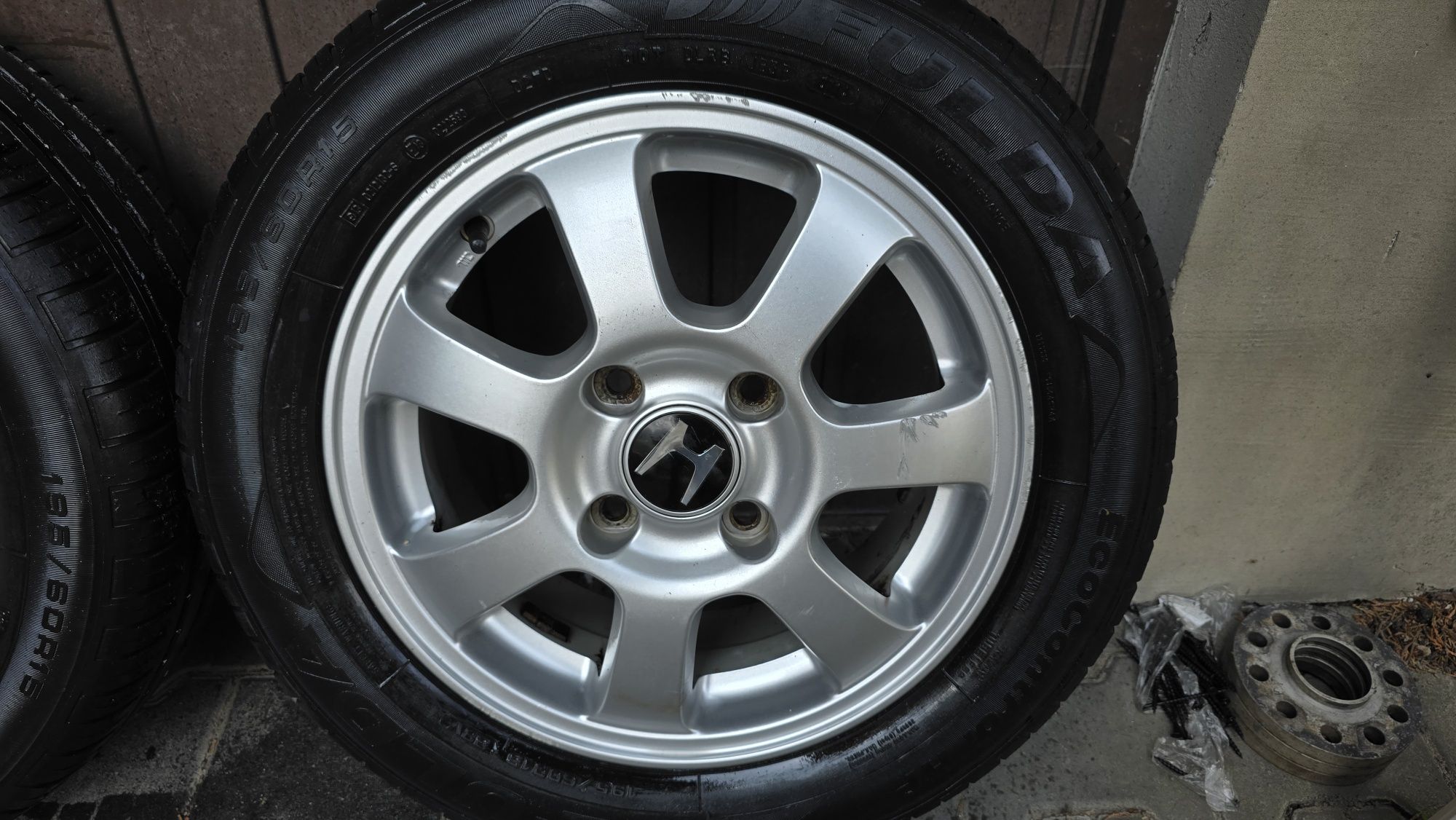 KOŁA FELGI OPONY 4x114.3 Honda Accord FULDA 195/60 R15 ładny stan