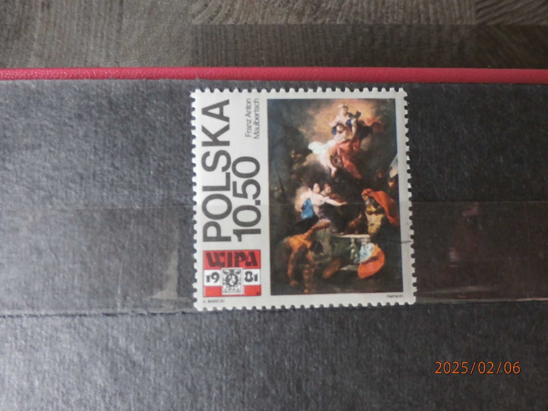 Znaczek pocztowy "POLSKA 10,50" Franz Anton Maulbertsch, 1981r.