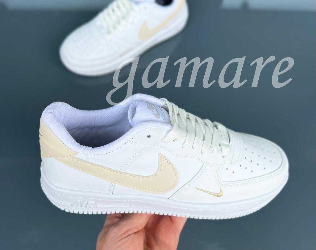 NIKE AIR FORCE 1 white women sport air force one beżowe damskie 36-40