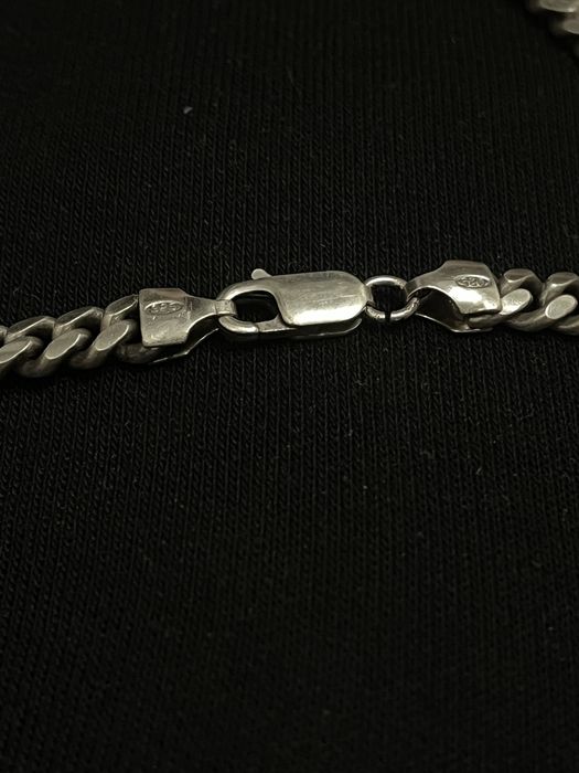 Мужская цепь Италия Chrysos, 60 см * 6 мм, 54 грамма, Серебро 925