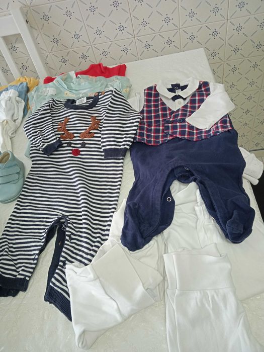 Lote roupa bebé menino de 3 a 6 meses