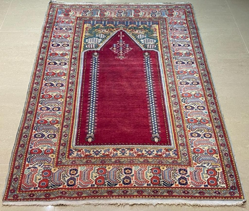 Anatolijski Kayseri 185 # 125 Ręcznie tkany dywan z Anatolii wełniany