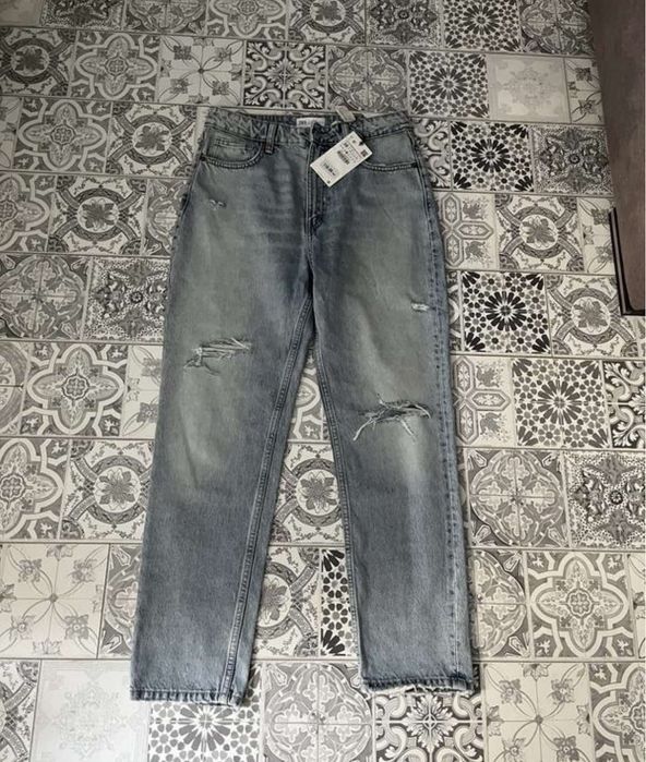 Джинсы Зара мам фит новые