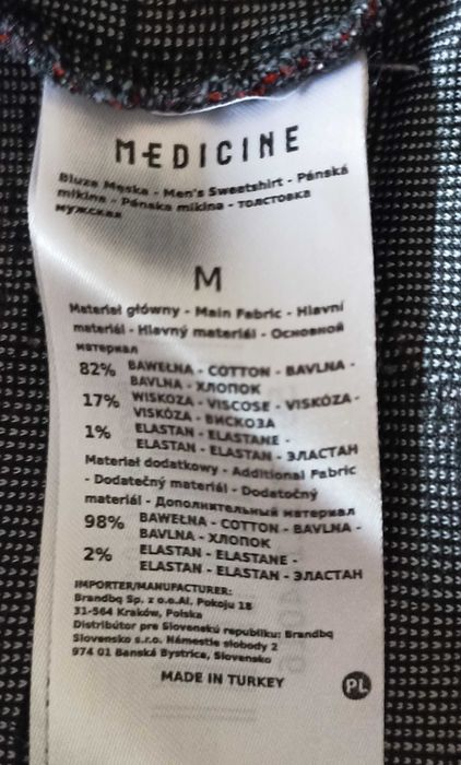 Oryginalna bluza Medicine