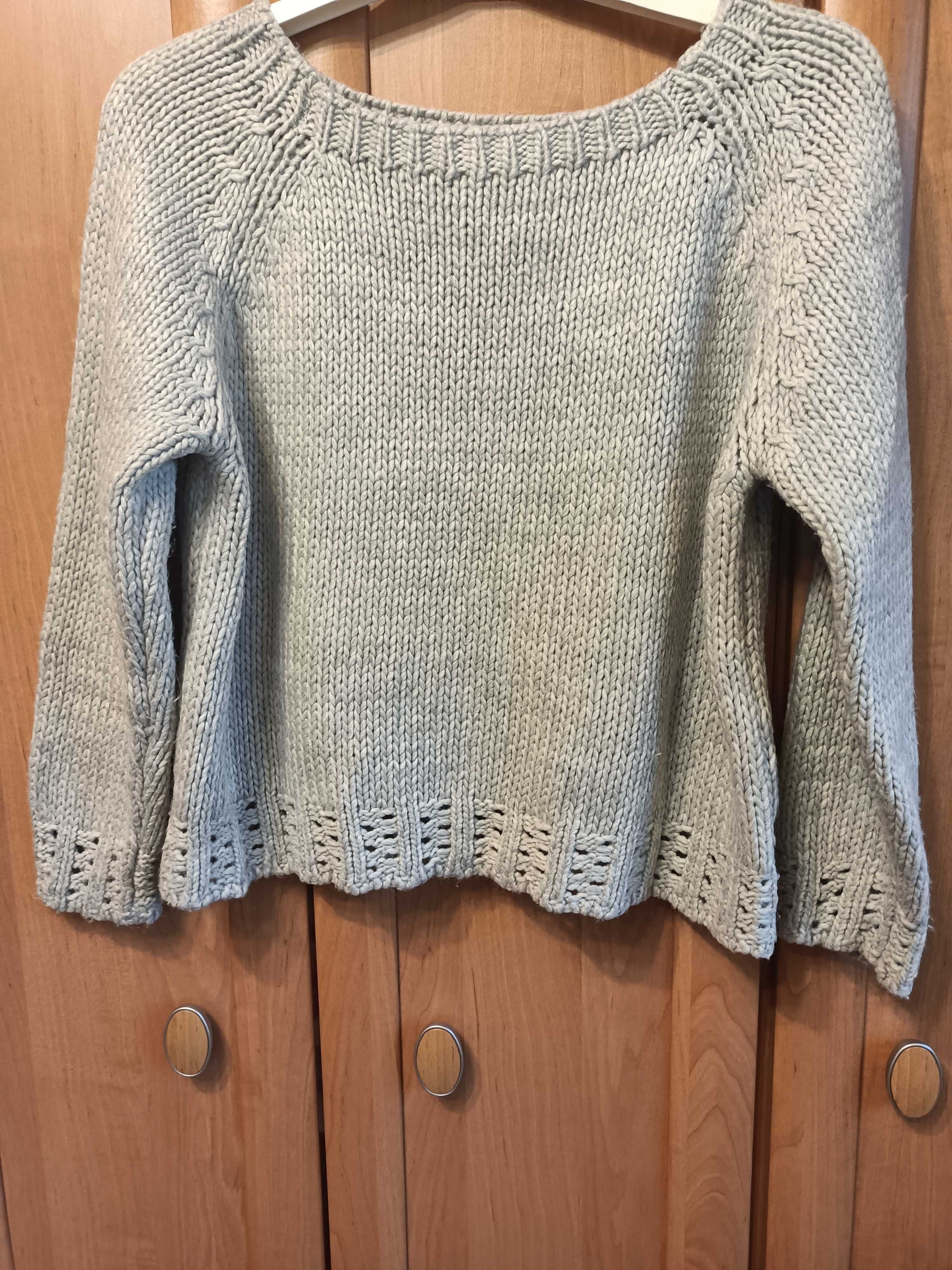 Szary sweter, rozmiar S