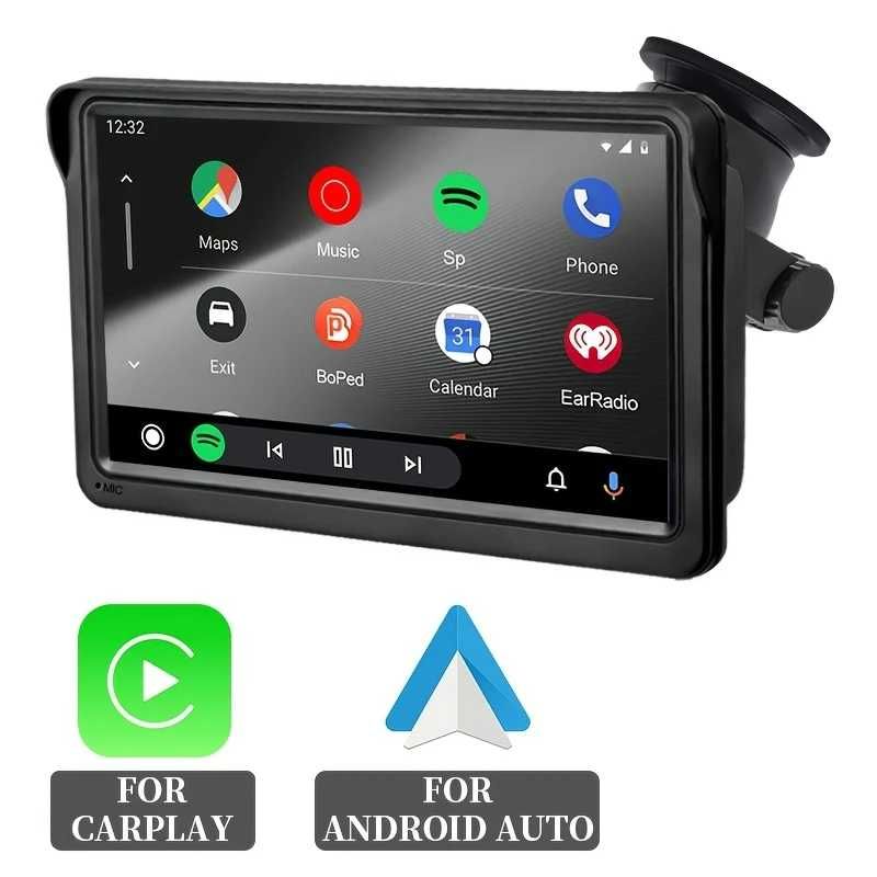 Ecrã CarPlay & Android Auto Portátil 7