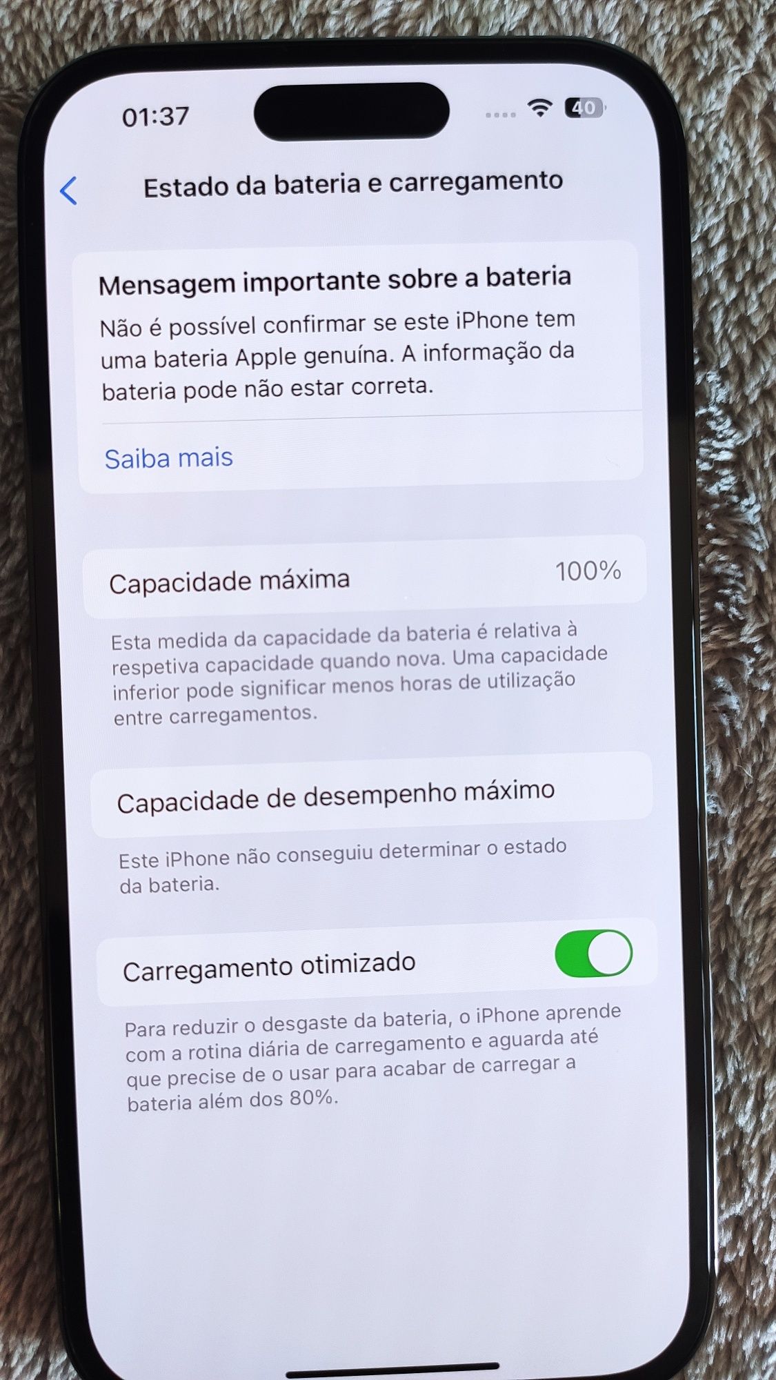 iPhone 14 Pro 128GB Titanium - Como Novo