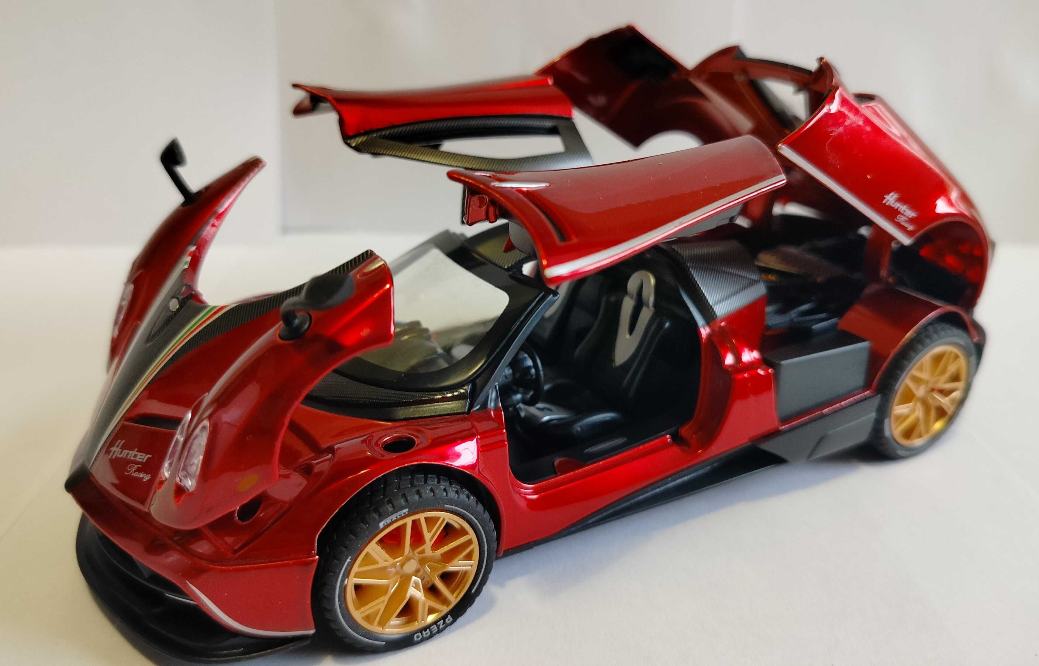 skala 1:24 Pagani Huayra Dinastia Model samochod autko światła prezent