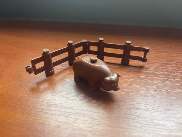 Lego поросенок свинка ферма