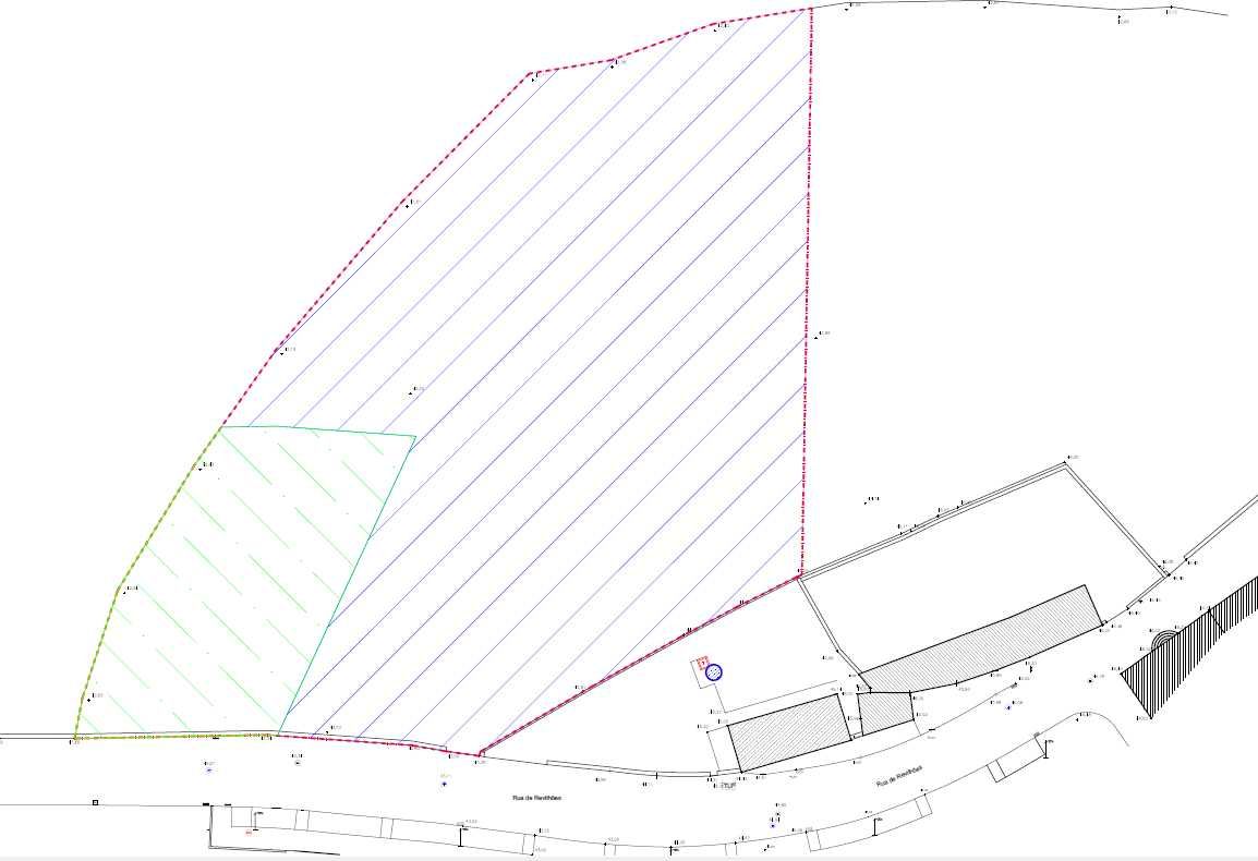 Terreno urbano com 850m2 e 25m de frente estrada