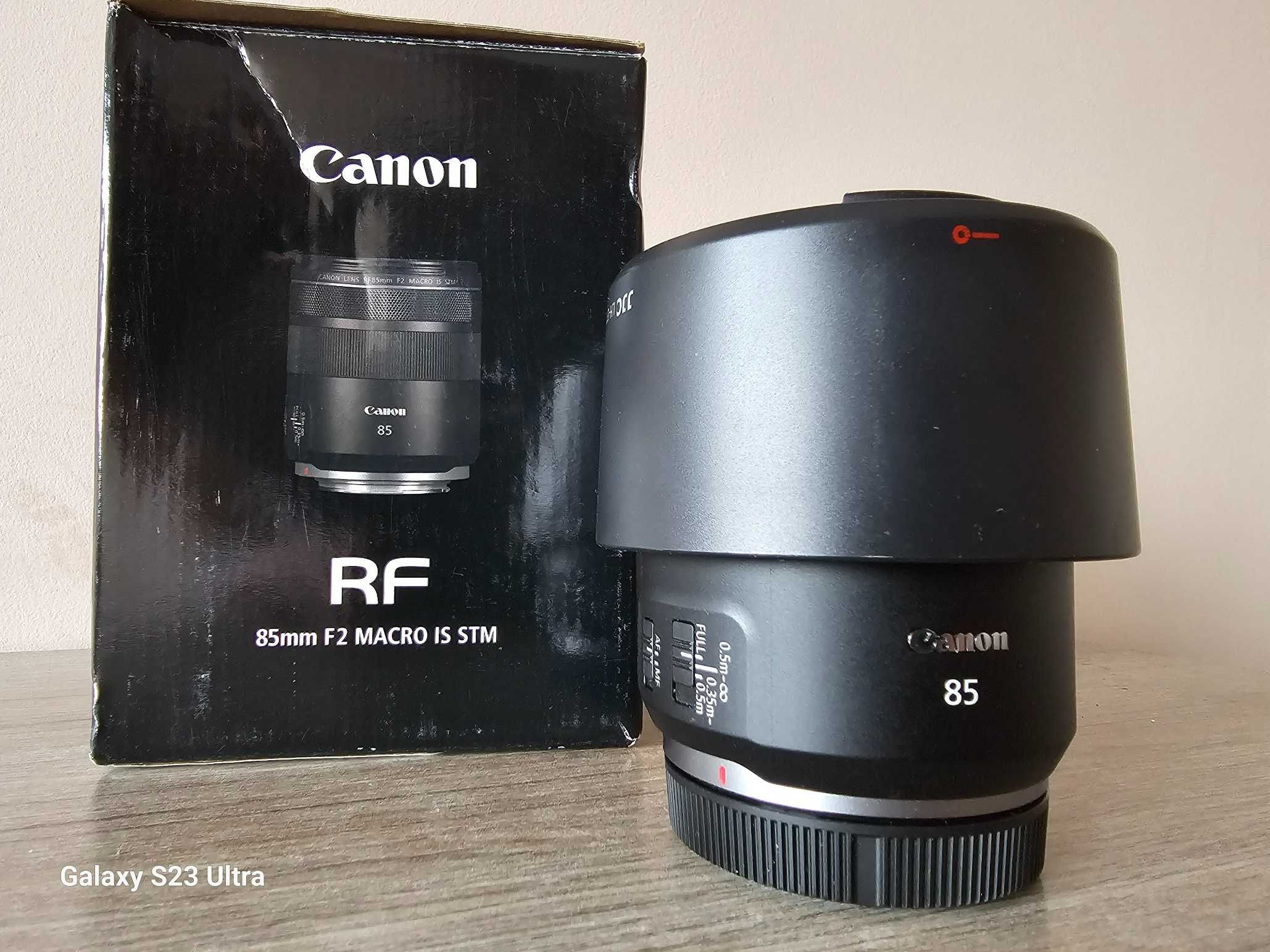 Obektyw Canon RF85mm makro