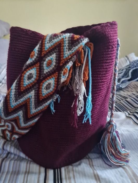 Nowa kolumbijska  La flor de Cali torba na ramię ręcznie robiona