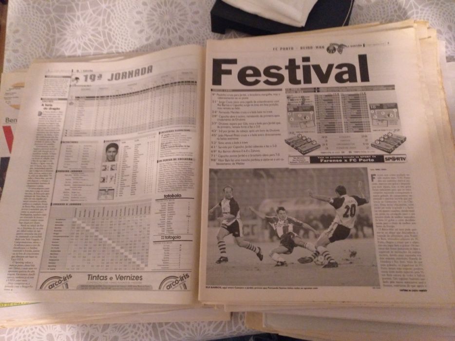 Jornal ojogo - fcp 7 - beira-mar - 0 - 99/01/25