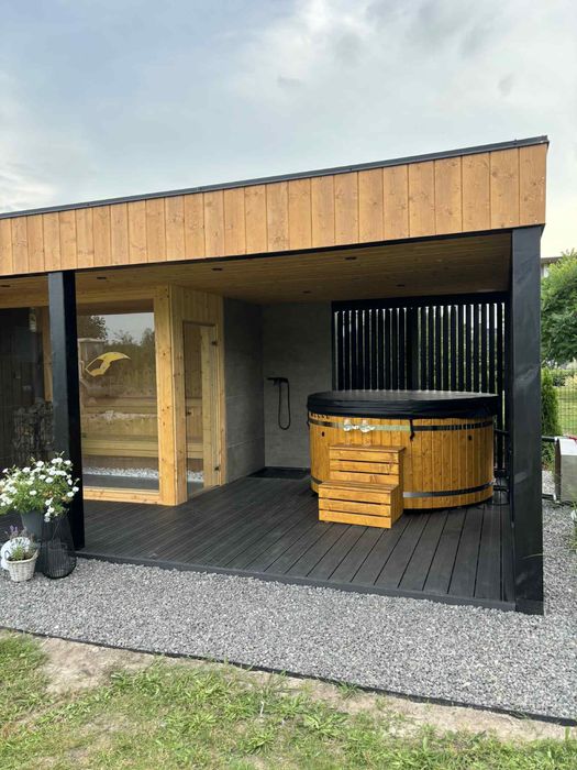 Stodoła Roztocze – Balia, sauna, las i rzeka domek Roztocze