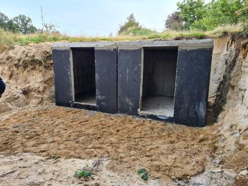 Zbiornik betonowy wodę szambo betonowe, kanał samochodowy piwniczka