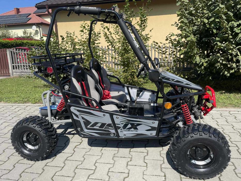 Buggy ASIX 125 cc dla 2 osób Spalinowy Koła pompowane 7 cali Automat