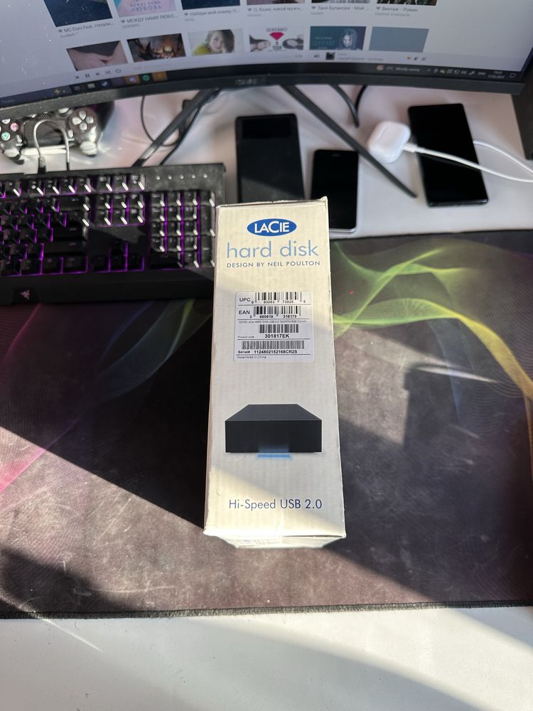 Зовнішній Жорсткий Диск на 320GB