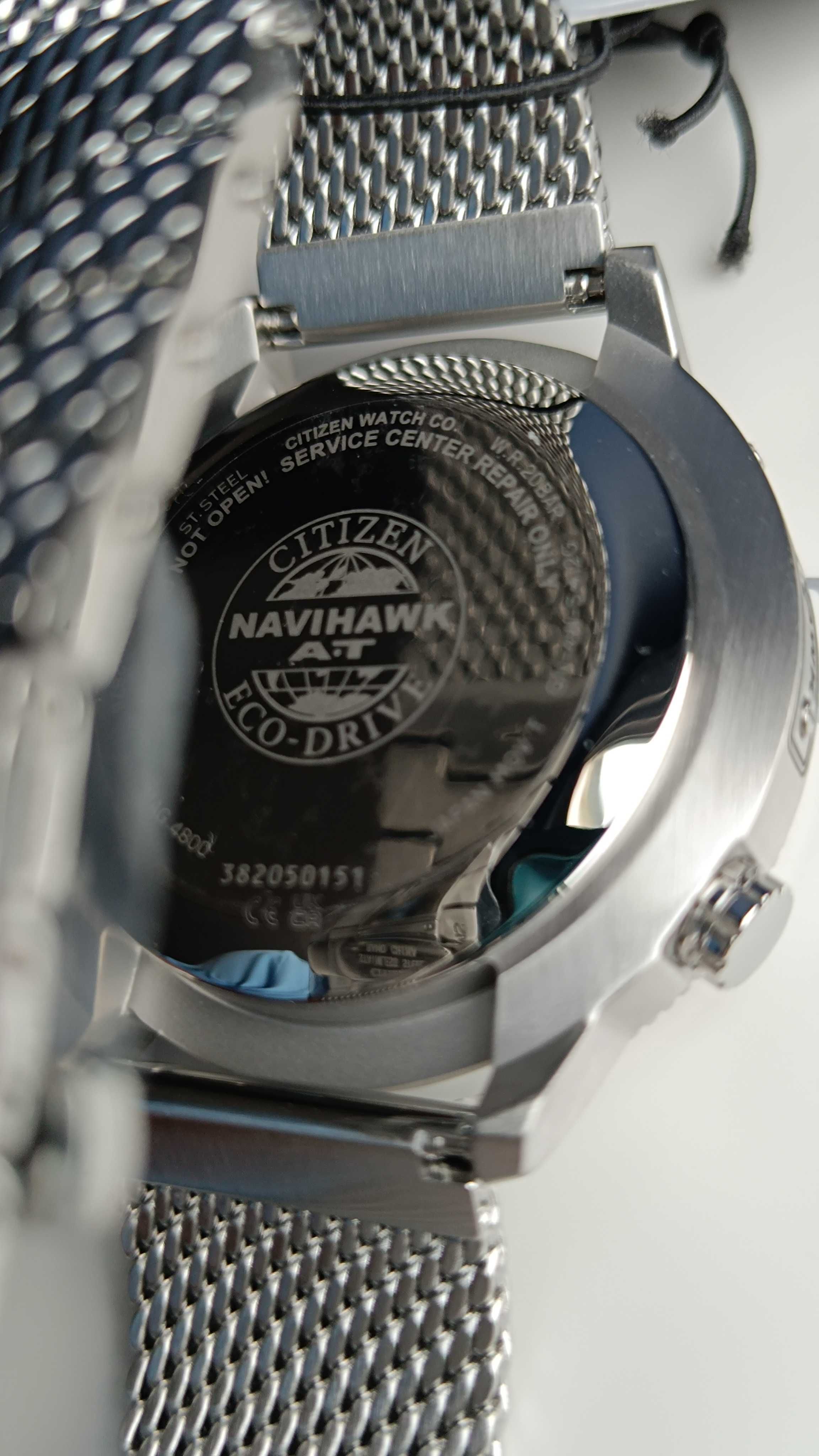 Nowy męski zegarek Citizen JY8030-83E Promaster Navihawk AT Eco-Drive