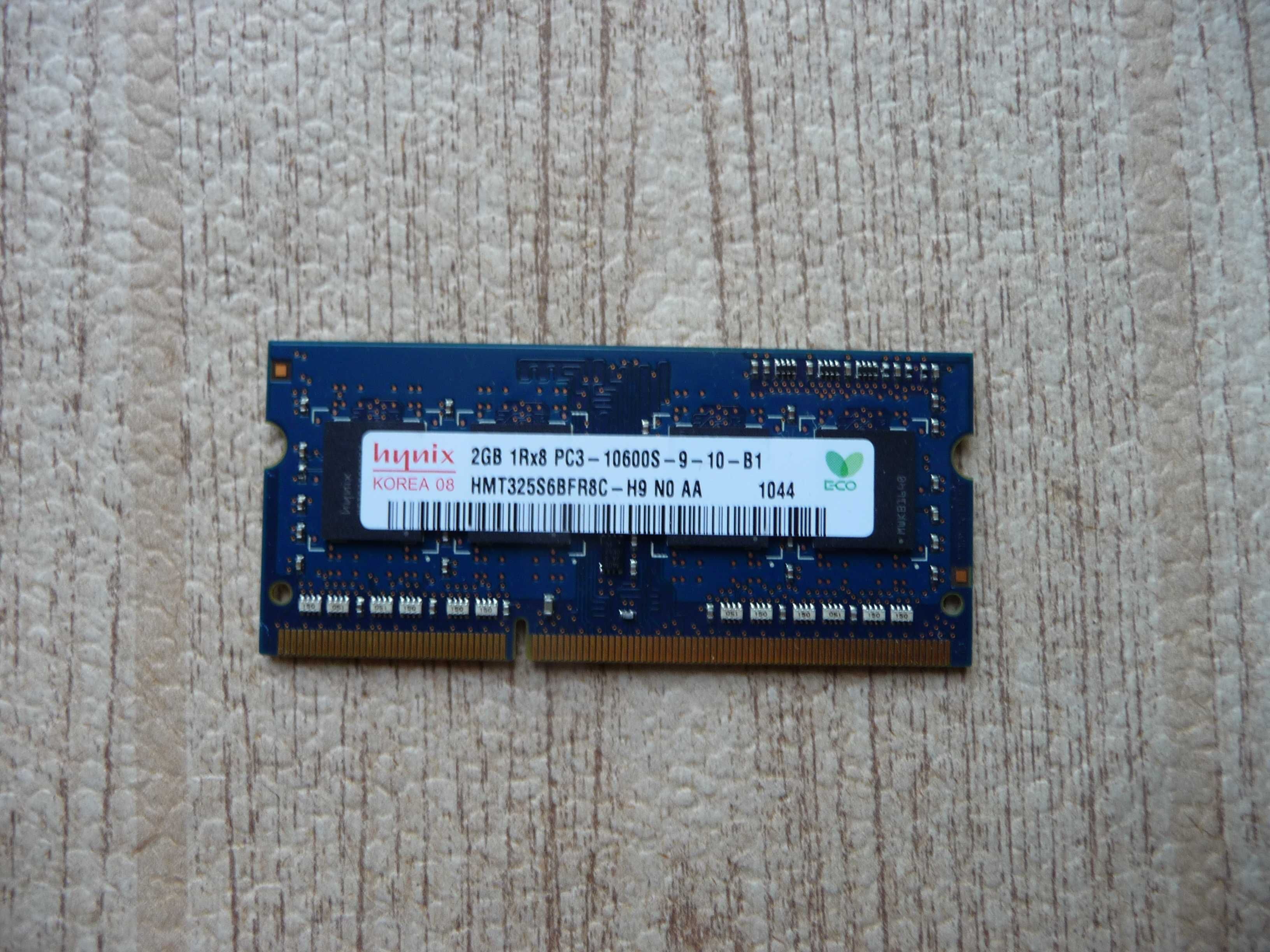 Hynix 2GB 1Rx8 PC3-10600S-9-10-B1 HMT325S6BFR8C-H9 1333
