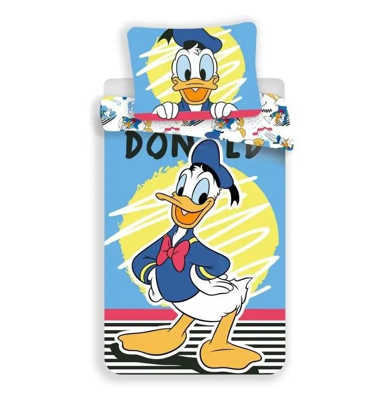 Pościel 140x200 Kaczor Donald Duck 9701 niebieska