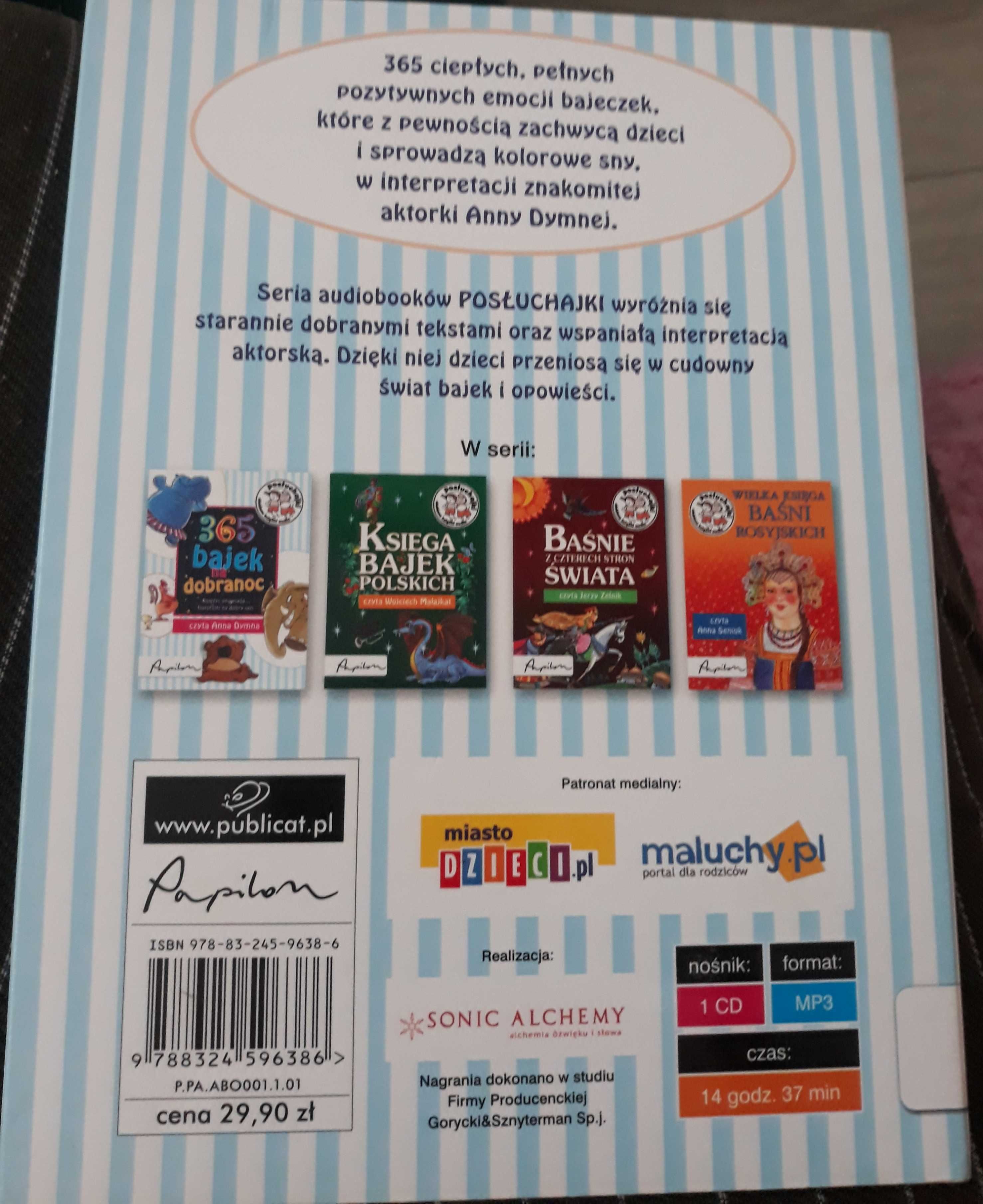 Bajki dla dzieci na dobranoc  plyta