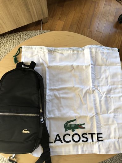 Lacoste Mala Vertical Negra NOVA