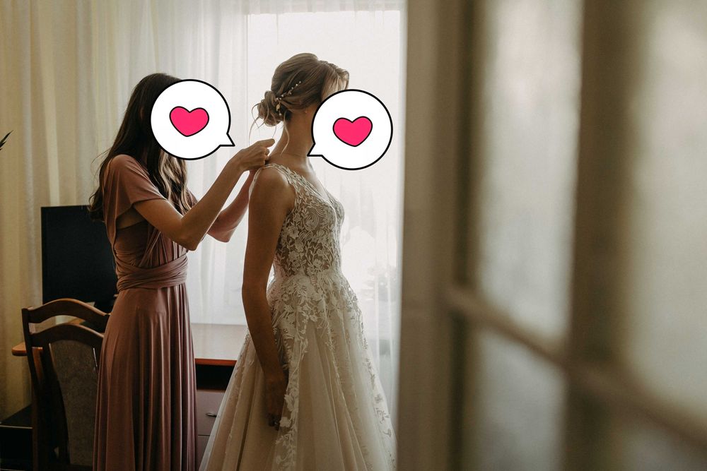 Suknia ślubna listki rozm. M