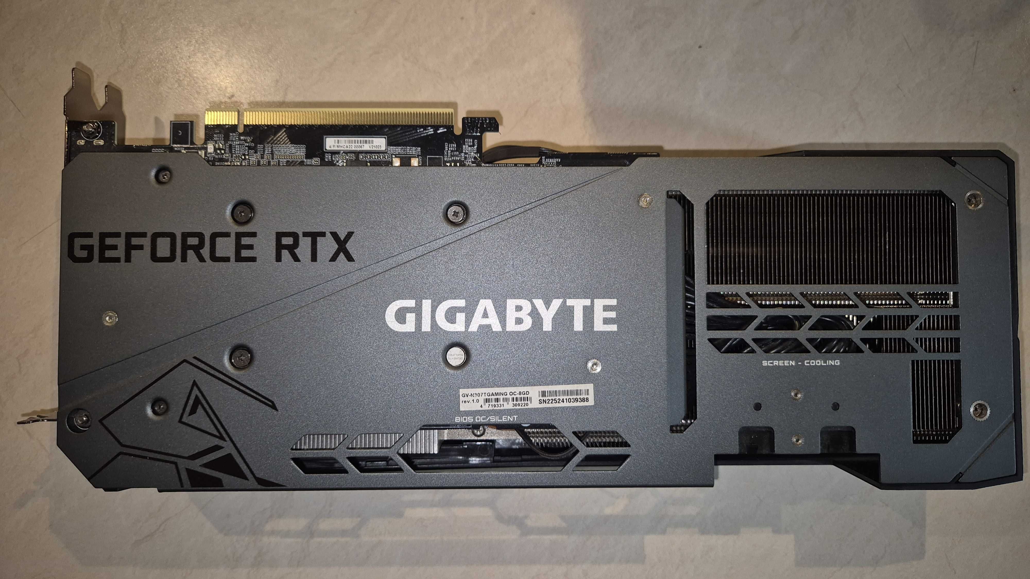 Sprzedam kartę graficzną Gigabyte GeForce RTX 3070 Ti Gaming OC 8GB