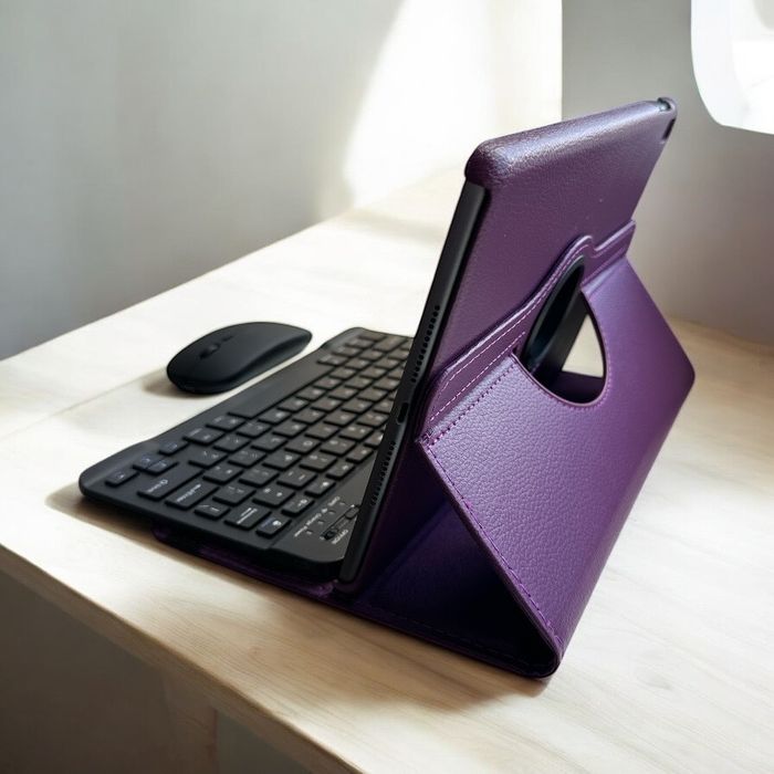 Чохол для iPad + клавіатура з підсвіткою + мишка