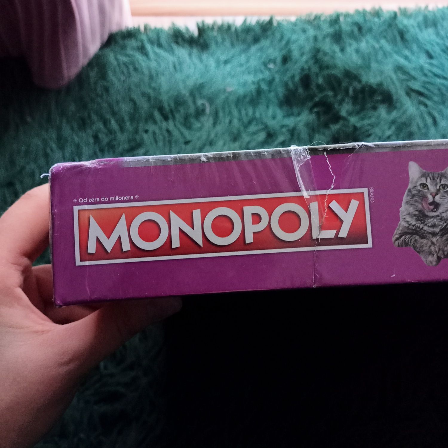 Gra planszowa Winning Moves Monopoly Koty - uszkodzone opakowanie