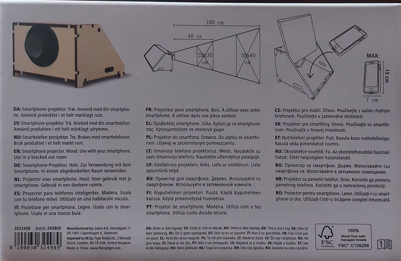 Projetor para o Telemóvel (novo)